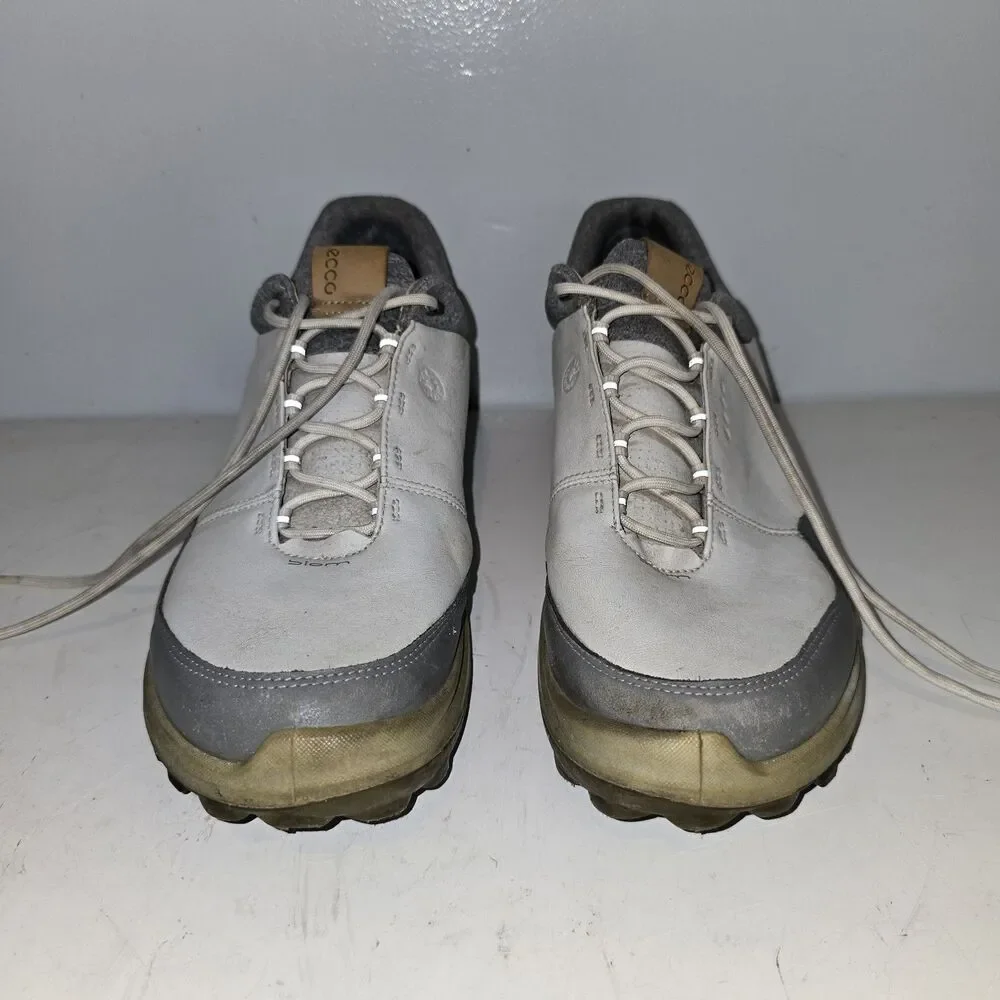 Ecco Hybrid 3 Biom White Leather Spikeless Golf Shoes Size US 11